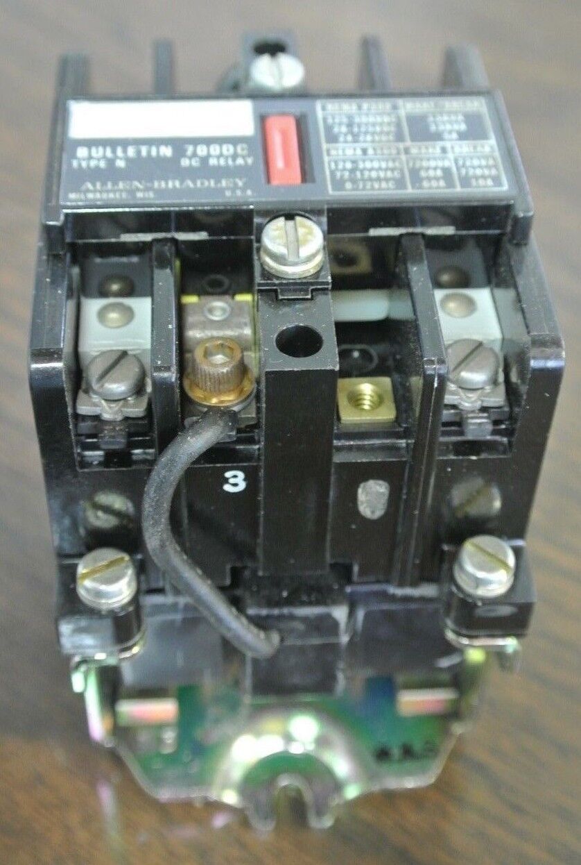 ALLEN-BRADLEY 700DC-N200Z1 TYPE N DC RELAY 115-125VDC, 2 N.O. - NEW SURPLUS