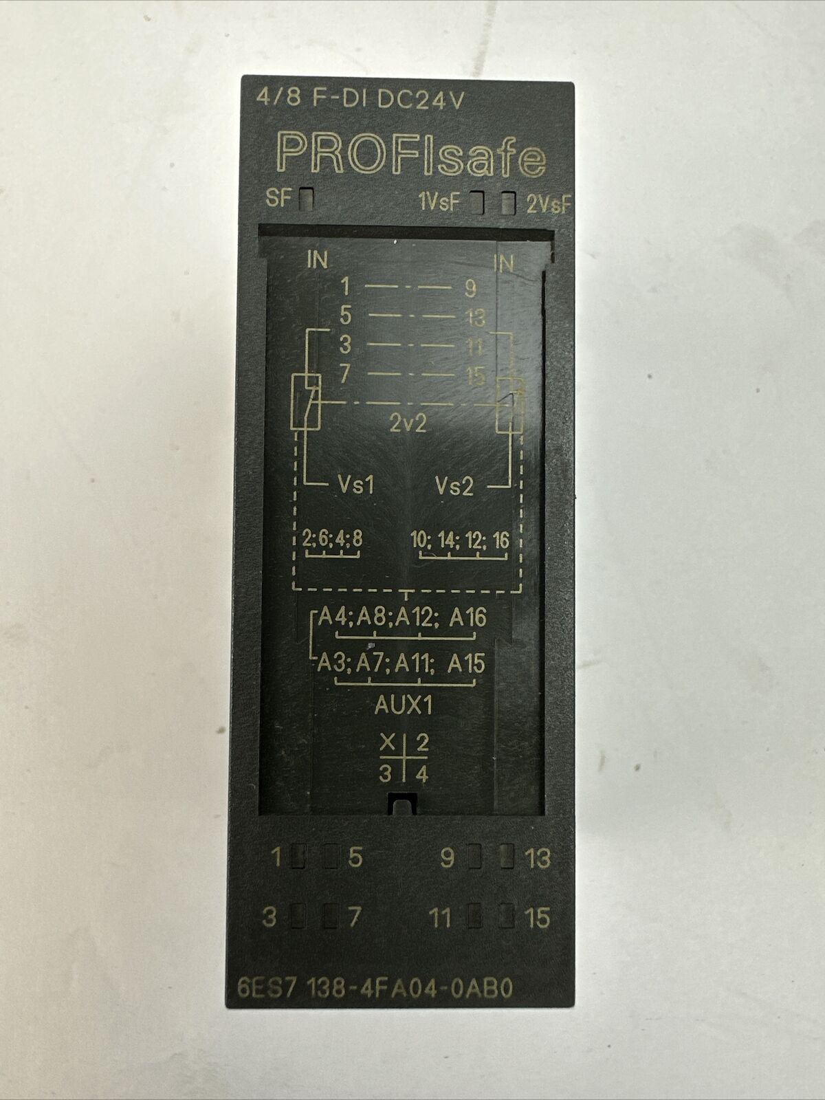 SIEMENS 1P 6ES7 138-4FA04-0AB0 SIMATIC S7 PROFIsafe 4/8 F-DI DC24V MODULE