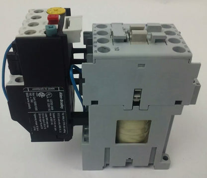 ALLEN BRADLEY 100-C09D*10 SER. A,CONTACTOR,3PH,600V,25A,24VDC COIL ,W/ 193-TAB10