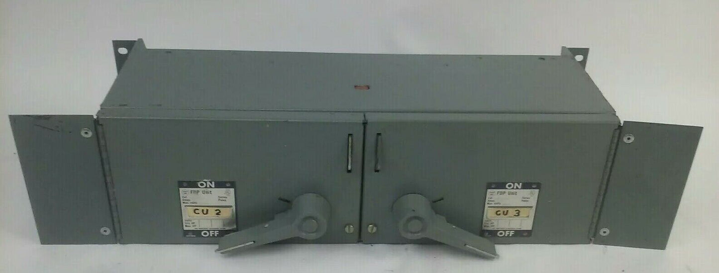 WESTINGHOUSE FDPT3211R SER.B FUSIBLE TWIN PANELBOARD SWITCH  3P 30A 240V 7.5HP