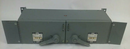 WESTINGHOUSE FDPT3211R SER.B FUSIBLE TWIN PANELBOARD SWITCH  3P 30A 240V 7.5HP