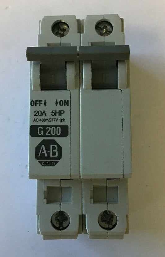 ALLEN BRADLEY 1492-CB2 G200 POLE CIRCUIT BREAKER 20A 5HP
