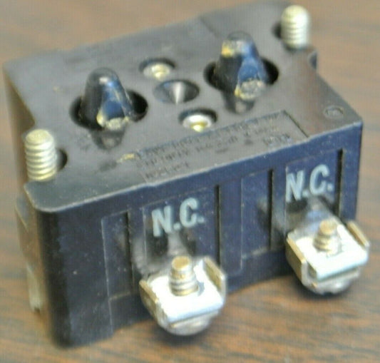 CUTLER-HAMMER E24CB2C CONTACT BLOCK / 2 N.C. CONTACTS / NEW SURPLUS / E24CB21