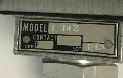 TELEMECANIQUE R.B.DENISON LOX-SWITCH L143 TYPE L LIMIT SWITCH NEMA A600