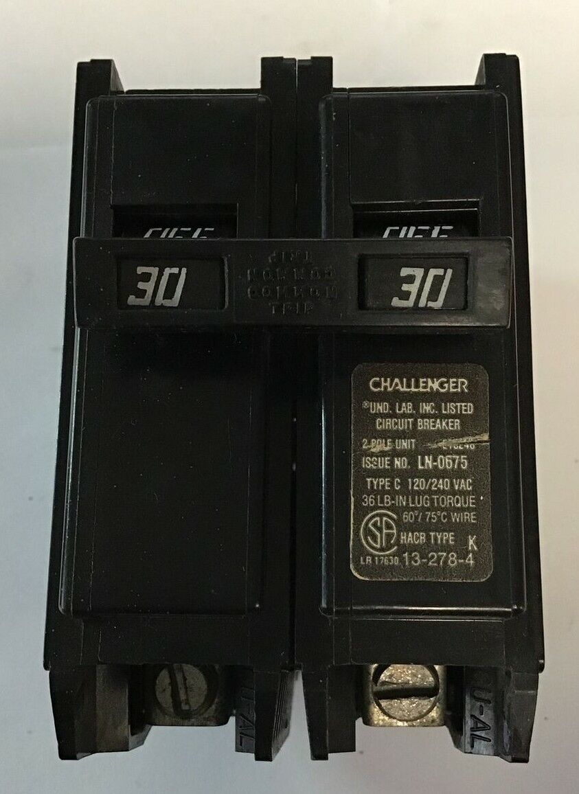 CHALLENGER C230 CIRCUIT BREAKER 120/240VAC ***LOTOF3***