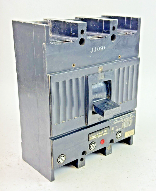 GE - TJJ436400 - CIRCUIT BREAKER W/ 400A TRIP - 3 POLE/600VAC/400A