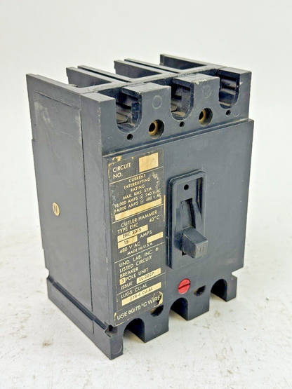 CUTLER-HAMMER/ EATON - EHC3015 - CIRCUIT BREAKER -3 POLE/15 A/480 VAC