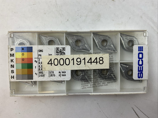 SECO DNMG150412-M3 TP1501 DNMG433-M3 CARBIDE INSERT (BOX OF 10)
