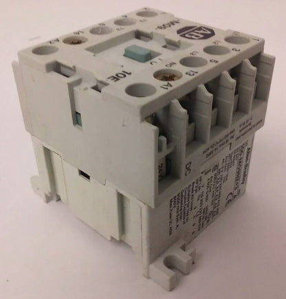 ALLEN BRADLEY 100-M09NZ*3 SER. A CONTACTOR AC-500V-20A, 600V MAX 12A, 24VDC COIL