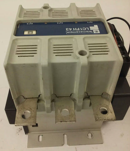 TELEMECANIQUE LC1FH43 CONTACTOR 3PH 600VAC 150HP 200A LA1F221 LX4 FH 190VDC