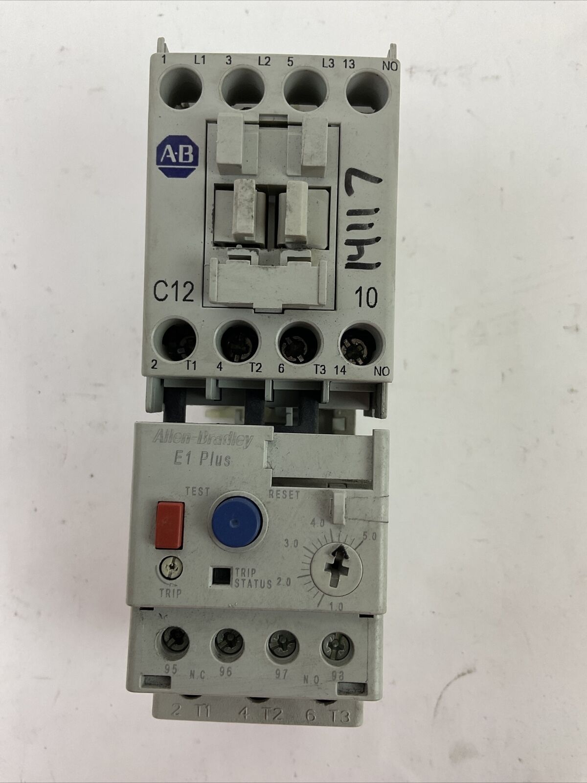 ALLEN BRADLEY STARTER (100-C12E*10 COIL 24VDC + 193-EECB 1.0-5.0A)