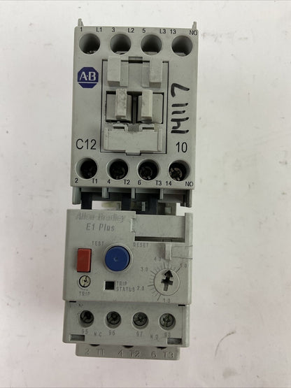 ALLEN BRADLEY STARTER (100-C12E*10 COIL 24VDC + 193-EECB 1.0-5.0A)