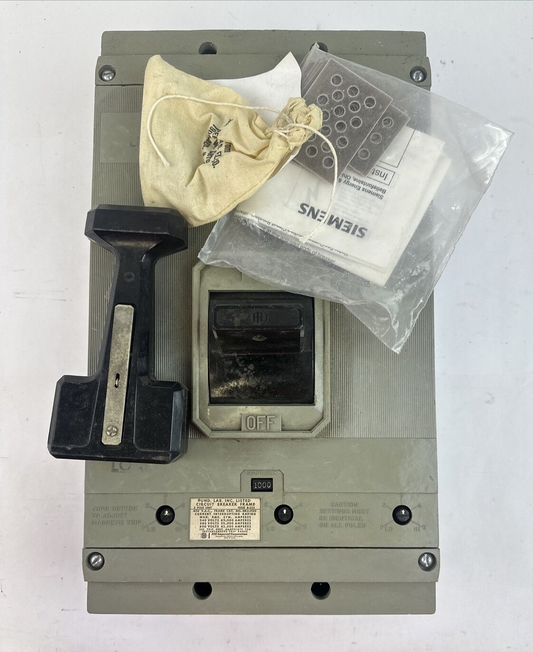 ITE HK3-F120 CIRCUIT BREAKER FRAME 3POLE 600VAC TRIP 1000AMP