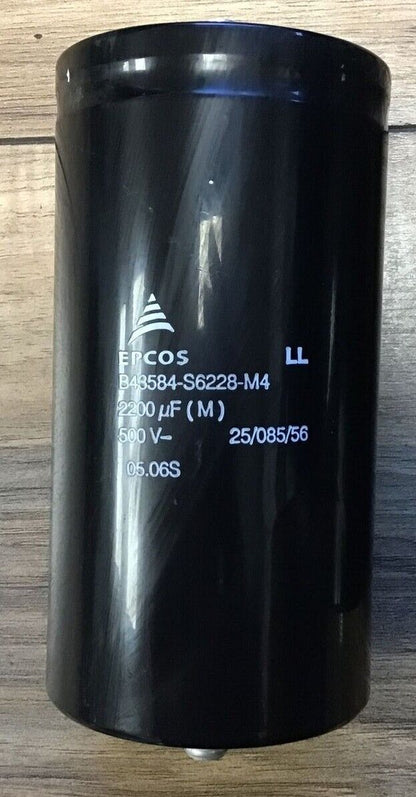 EPCOS B43584-S6228-M4 CAPACITOR 2200UF 500VAC ***LOTOF3***