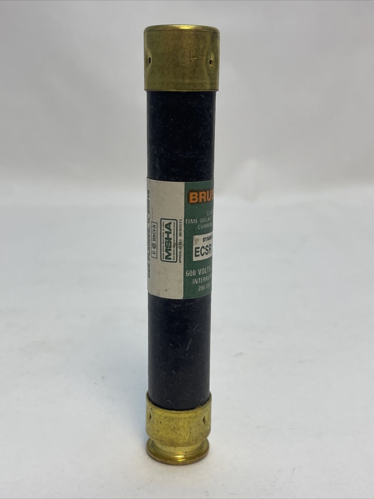 BRUSH/RELIANCE ECSR17-1/2 TIME DELAY CLASS RK5 FUSE 600VAC 17-1/2A (LOT OF 10)