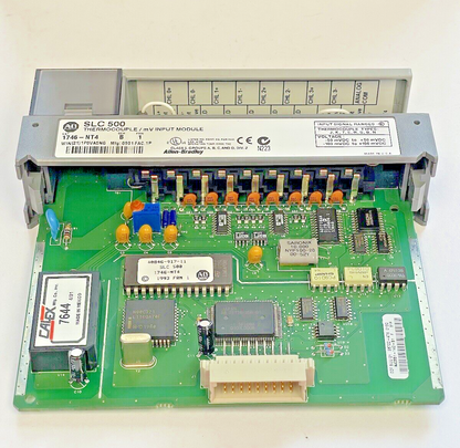ALLEN BRADLEY - 1746-NT4 SER. B FRN. 1 - SLC 500 THERMOCOUPLE/ mV INPUT MODULE