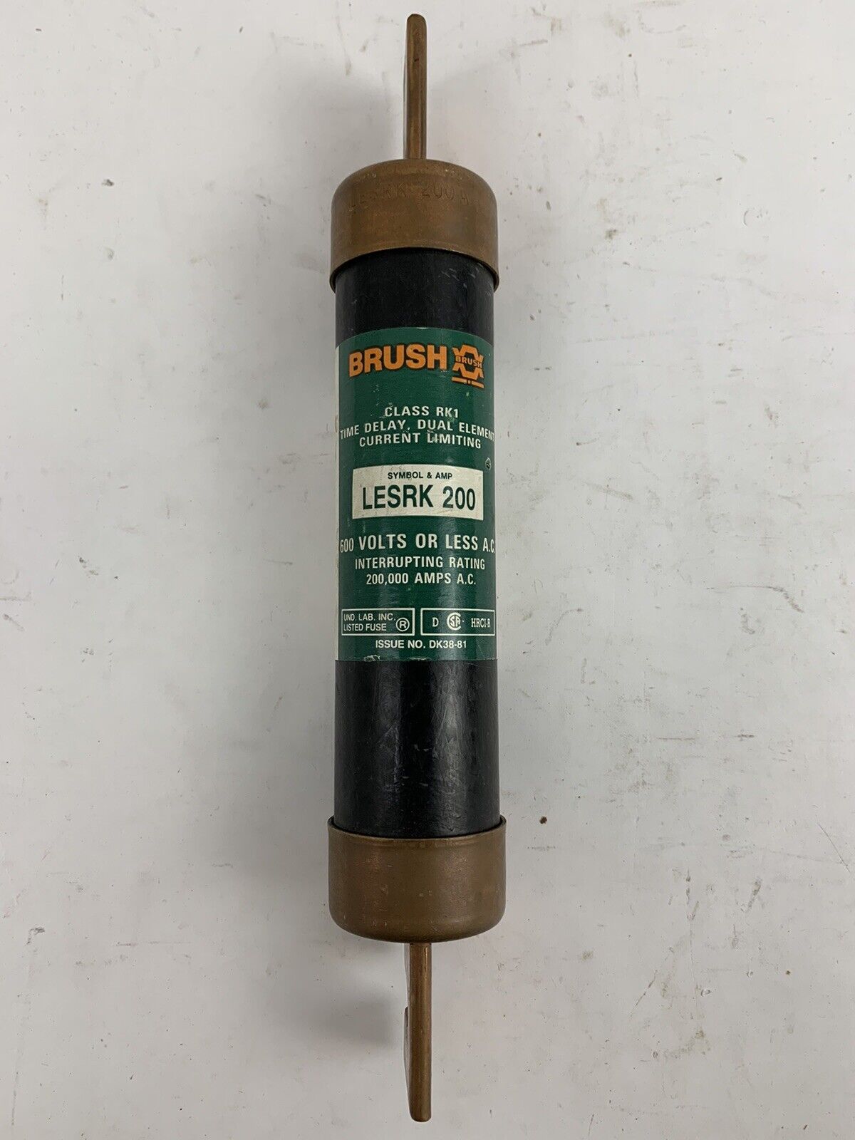 Brush/Reliance LESRK200 200A 600V Fuse "Lot of 3"