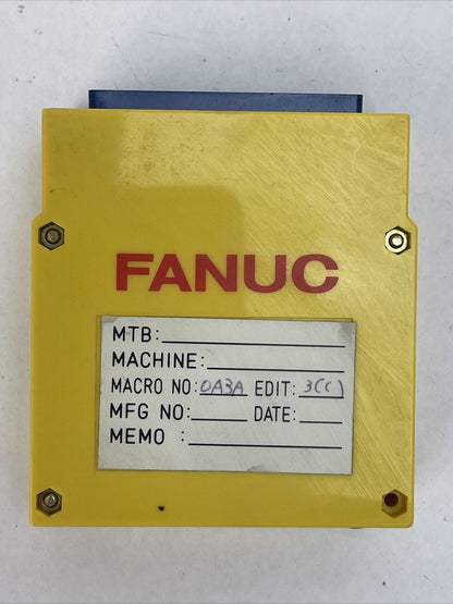 FANUC A02B-0091-C111 MACRO CASSETTE A MACRO NO: 0A3A