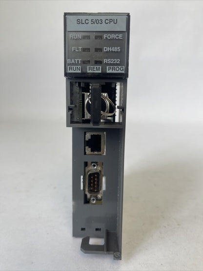 ALLEN BRADLEY 1747-L532 SER D PROC REV 4 PROCESSOR UNIT 1747-OS302 SER A FRN 9