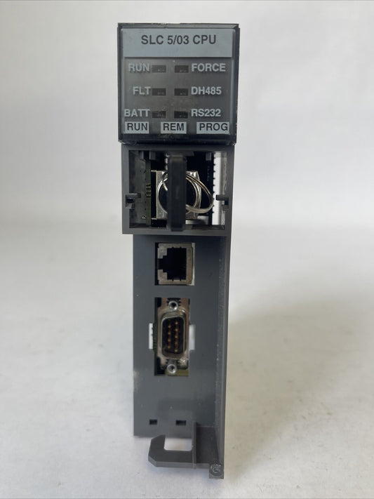 ALLEN BRADLEY 1747-L532 SER D PROC REV 4 PROCESSOR UNIT 1747-OS302 SER A FRN 9