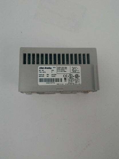 ALLEN BRADLEY 1794-0B16 FLEX I/O 24VDC SOURCE OUTPUT REV.B01 F/W REV.BLANK