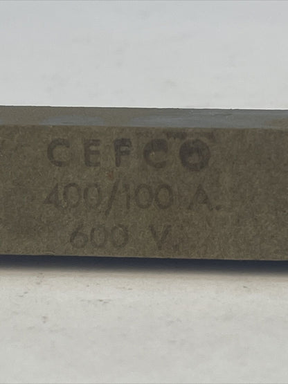 CEFCO 400/100A 600V FUSE REDUCER