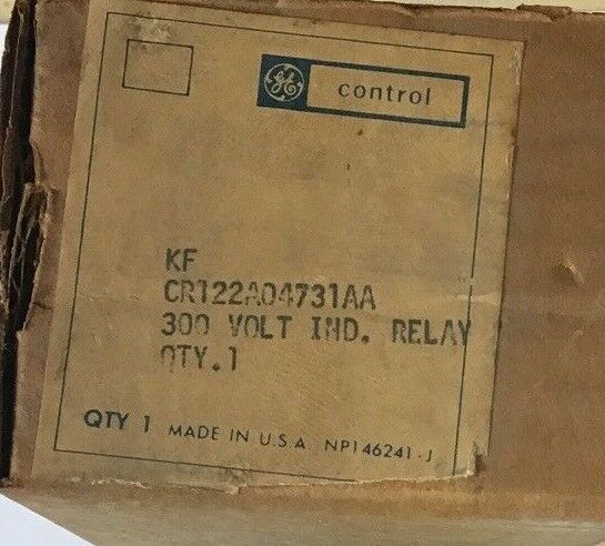 GENERAL ELECTRIC CR122A04731AA 300VAC 10A 28V 50HZ INDUSTRIAL RELAY