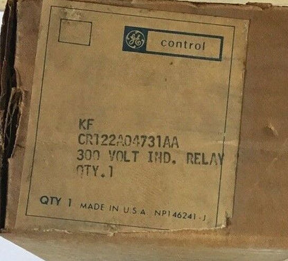 GENERAL ELECTRIC CR122A04731AA 300VAC 10A 28V 50HZ INDUSTRIAL RELAY