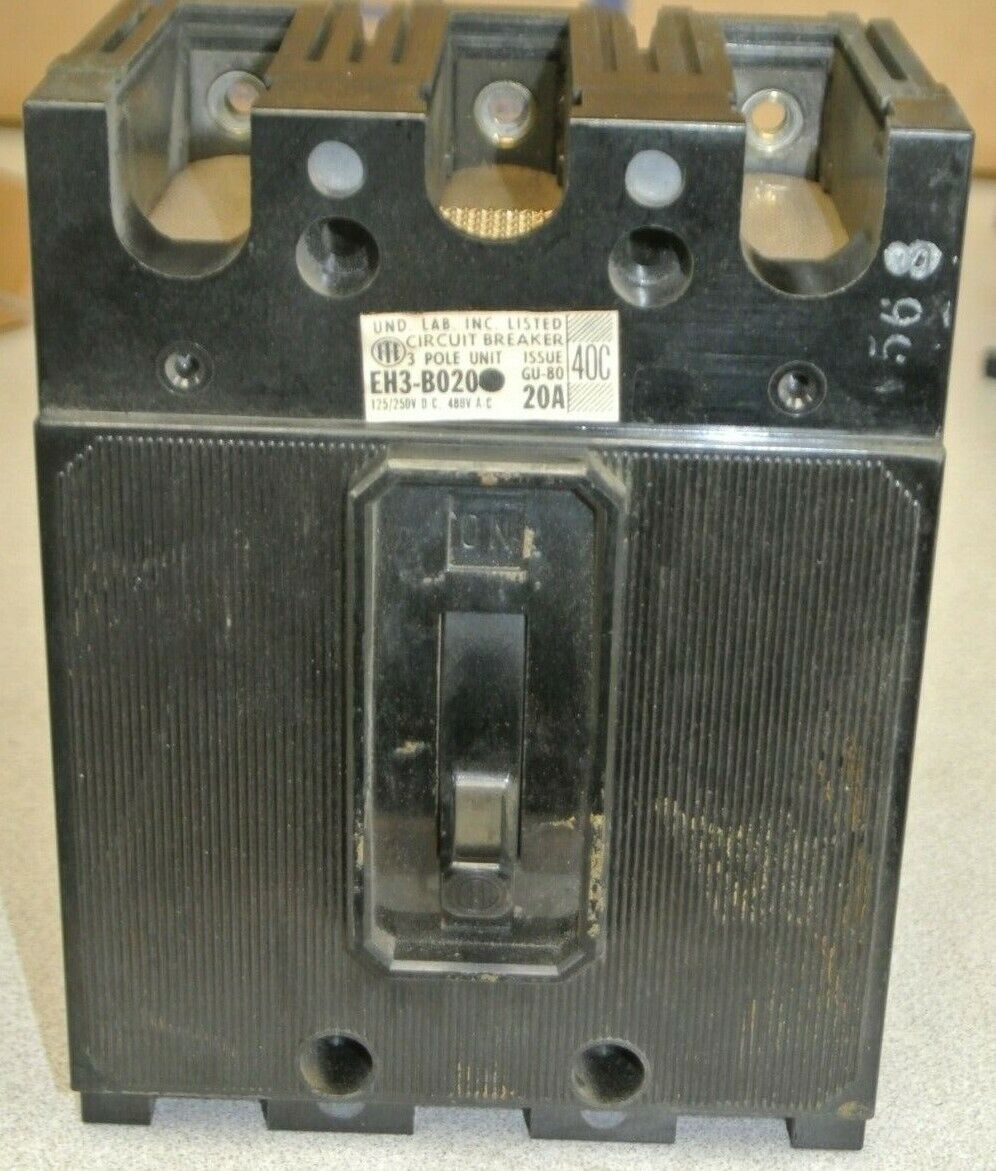 I-T-E / SIEMENS EH3B020 CIRCUIT BREAKER / 480V / 20A / 3 POLE  SHIPS FREE to USA