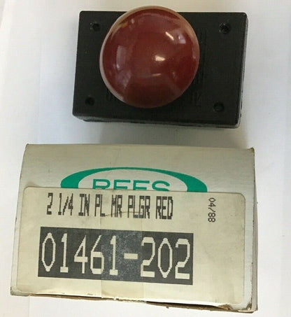 MACKWORTH G. REES 01461-202 PUSHBUTTON 2 1/4IN RED PLUNGER.