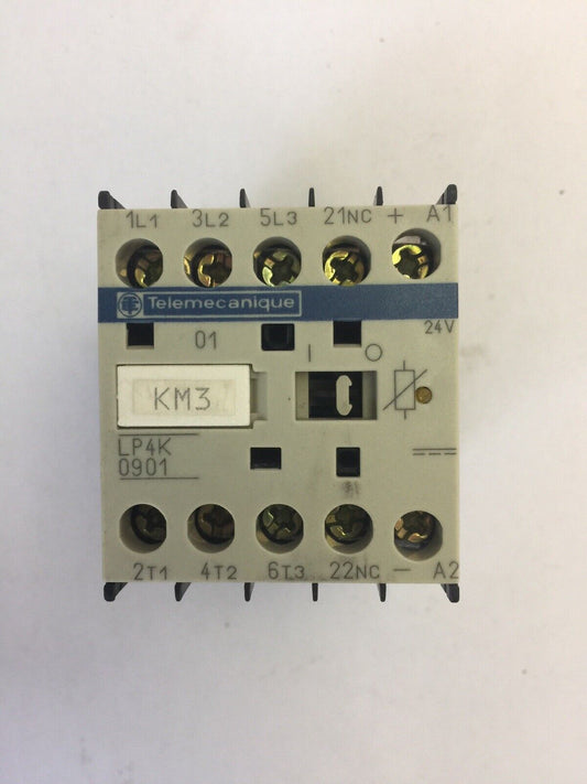TELEMECANIQUE LP4K0901 CONTACTOR 600VAC 20A 5HP