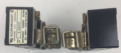 ALLEN BRADLEY 1491-N226 FUSE BLOCK 31-60 AMPS 250 VOLT 3 POLE SERIES A