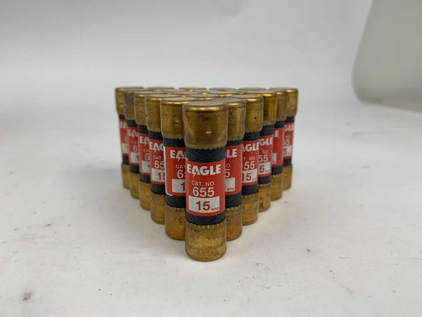 Eagle Electric 655-15-BOX 15A 250V Fuse "Lot of 25"