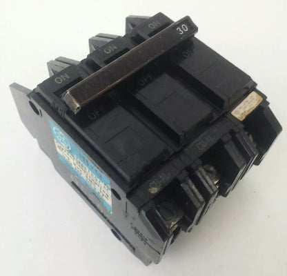 GENERAL ELECTRIC THQC32030 CIRCUIT BREAKER 3P 240VAC 30A TYPE THQC