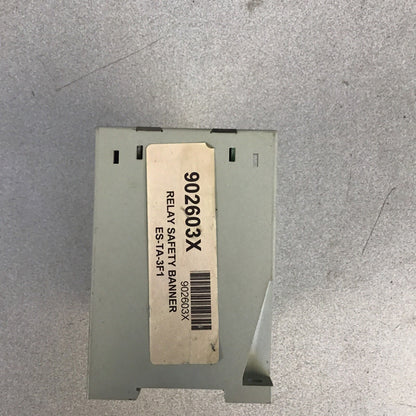 BANNER ES-TA-3F1 DeviceNet MACHINE SAFETY / RELAY / E-STOP SWITCH MODULE 902603X