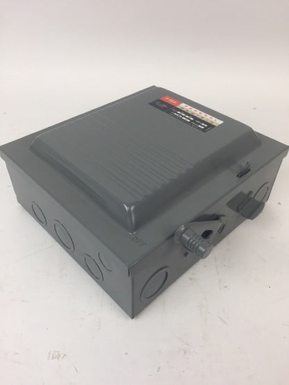 FPE 7632 TYPE LD SAFETY SWITCH 60AMP 250VDC 240VAC 3 POLE 10-15HP