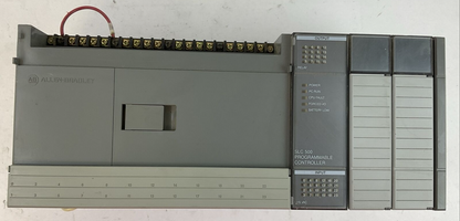 ALLEN BRADLEY 1747-L40A SER C FRN 6 PROCESSOR UNIT 40 I/0 1746-A2 2 SLOT EXPANSI