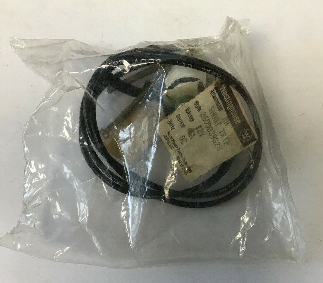 WESTINGHOUSE 2609D39G28 12V RH SHUNT TRIP 6A