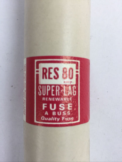 BUSSMANN RES80 SUPER-LAG RENEWABLE FUSE 80AMP 600V