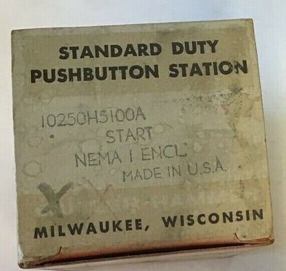 CUTLER HAMMER 10250H5100A STANDARD DUTY START PUSHBUTTON STATION