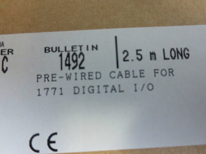 ALLEN-BRADLEY1492-CABLE025F Ser. C PRE-WIRED CABLE for 1771 DIGITAL I/O - 2.5m