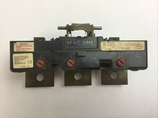 WESTINGHOUSE 457D455G26 AB TRIP UNIT 800AMP 3POLE INST TRIP 2000-4000A
