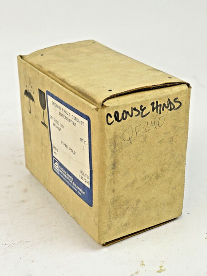 CROUSE-HINDS - EP240GF - 1" PER POLE, 40 A, 240 VAC-GROUND FAULT CIRCUIT BREAKER