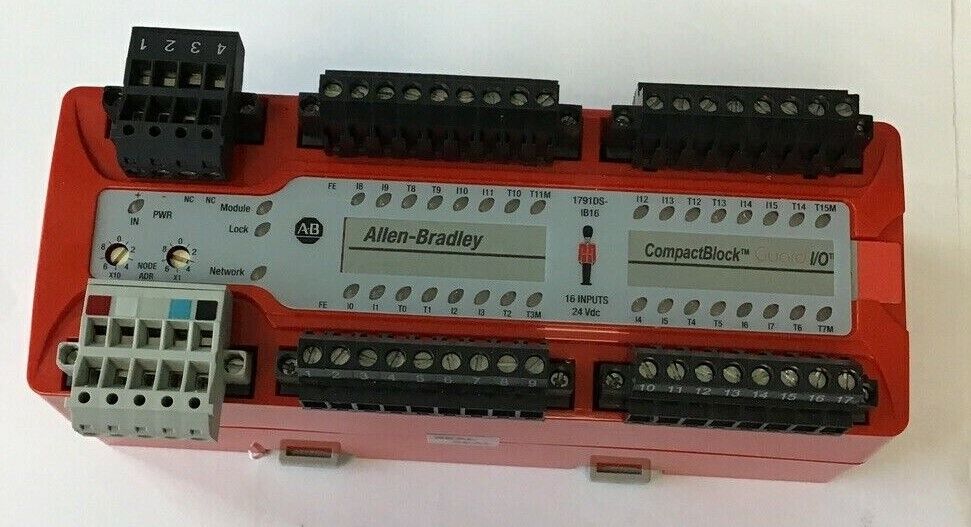 ALLEN BRADLEY 1791DS-IB16 SER.A GUARDI/O 16 POINT DIGI COMB MODULE 8AMP