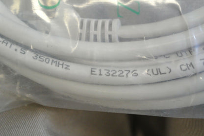 10-FT CATEGORY 5 ENHANCED 350MHz UL & ETL VERIFIED PATCH CABLE  ANSI/TIA-568-C.2