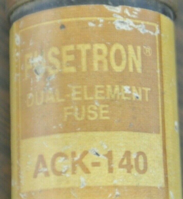 BUSS ACK-140 BOLT-ON / DUAL-ELEMENT FUSE / 140A / 72VDC