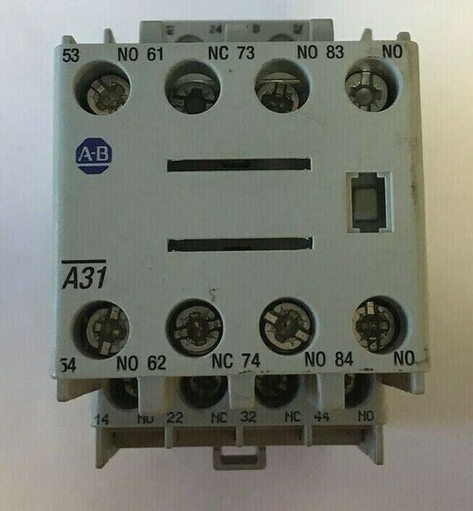 ALLEN BRADLEY 700-CF220D* SER.A CONTACTOR W/ 100-F SER.B 600VAC 25A 3PHASE