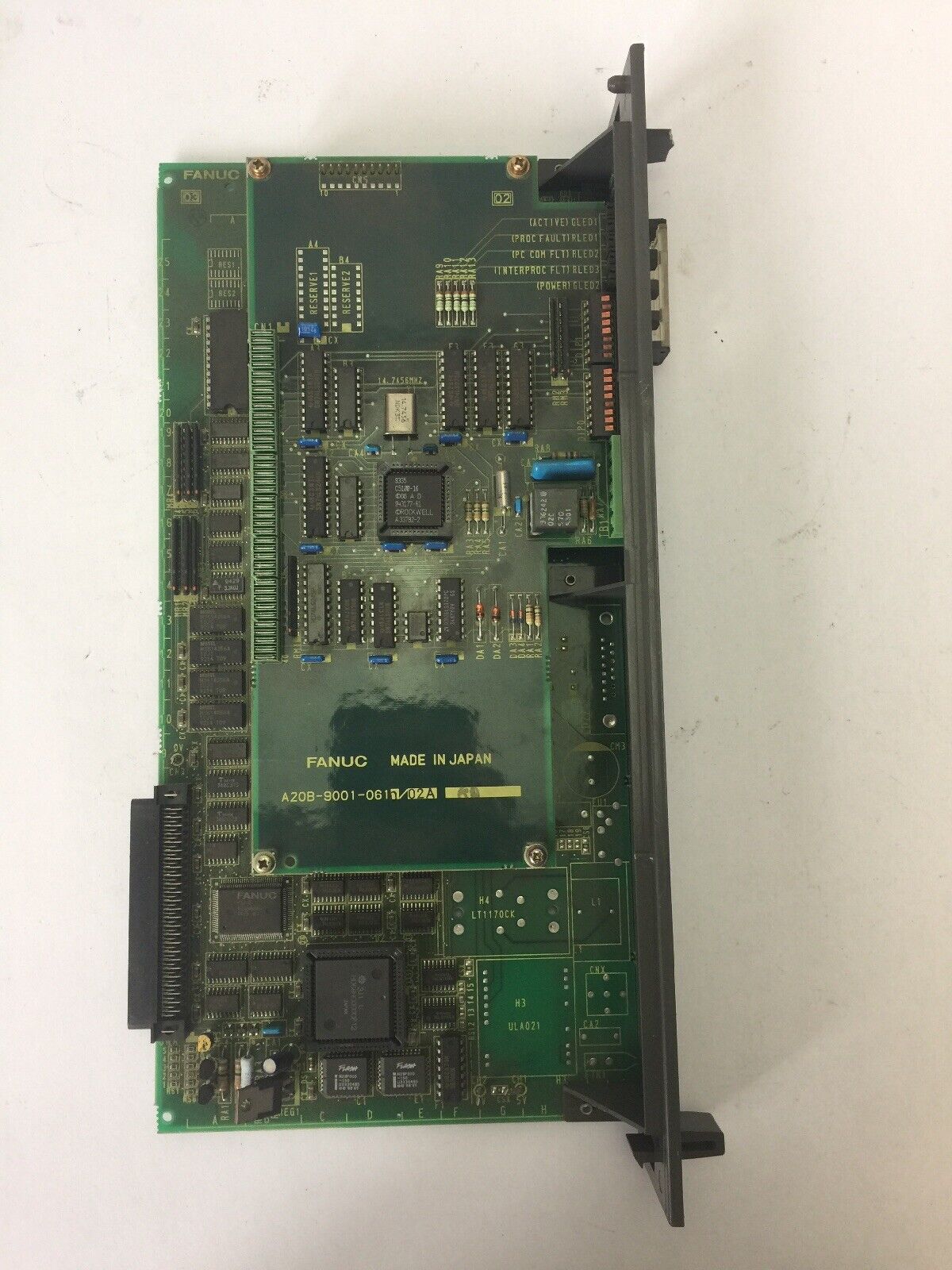 FANUC A16B-2201-0890/03A ETHERNET REMOTE PCB A20B-9001-0610-02/A