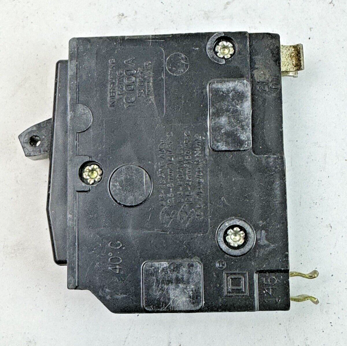 SQUARE D **LOT OF 10** QO125 - CIRCUIT BREAKERS - 1 POLE/ 25 A/ 240 VAC