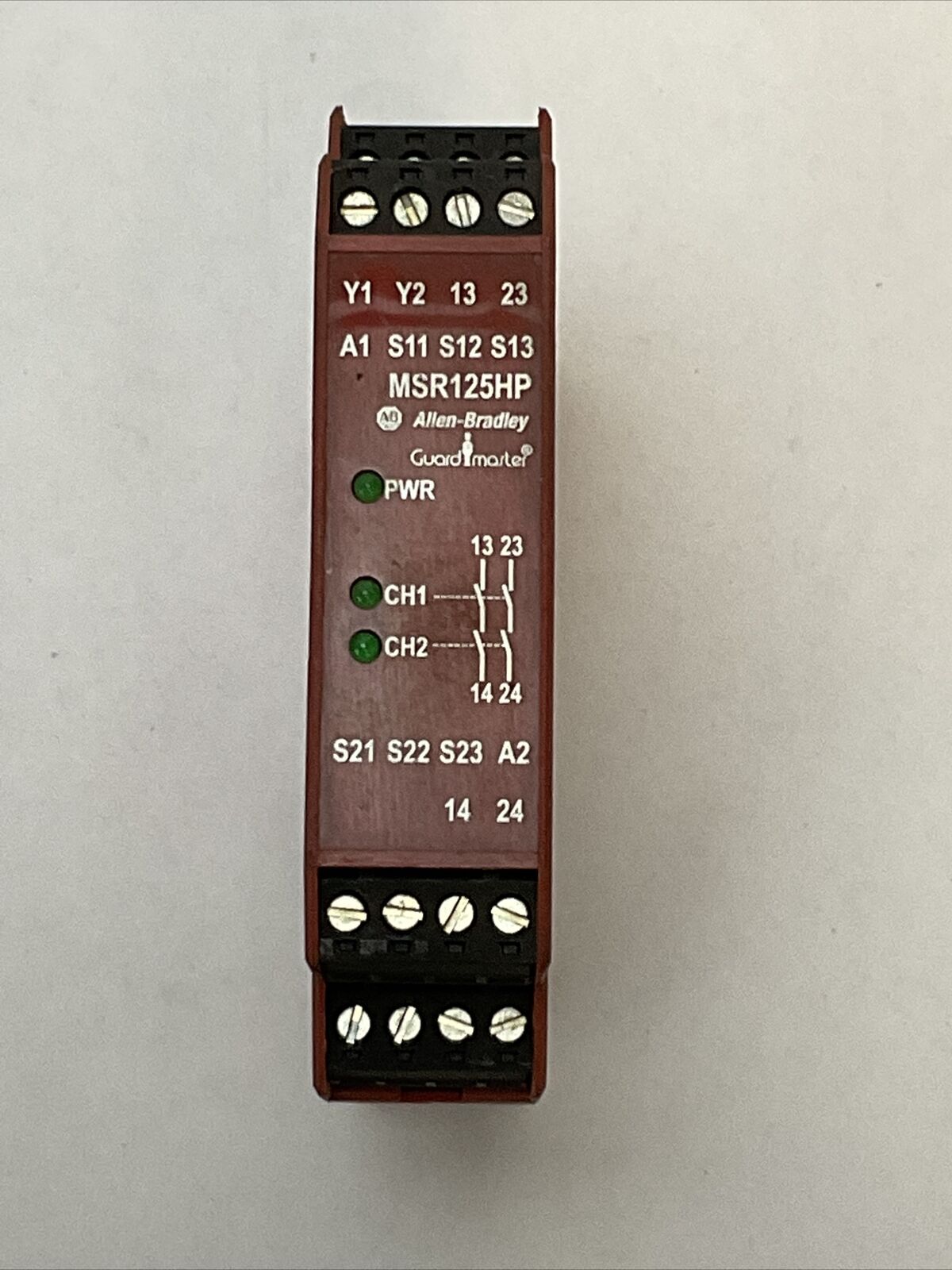 ALLEN BRADLEY 440R-D21369 MSR125HP SER A SAFETY RELAY